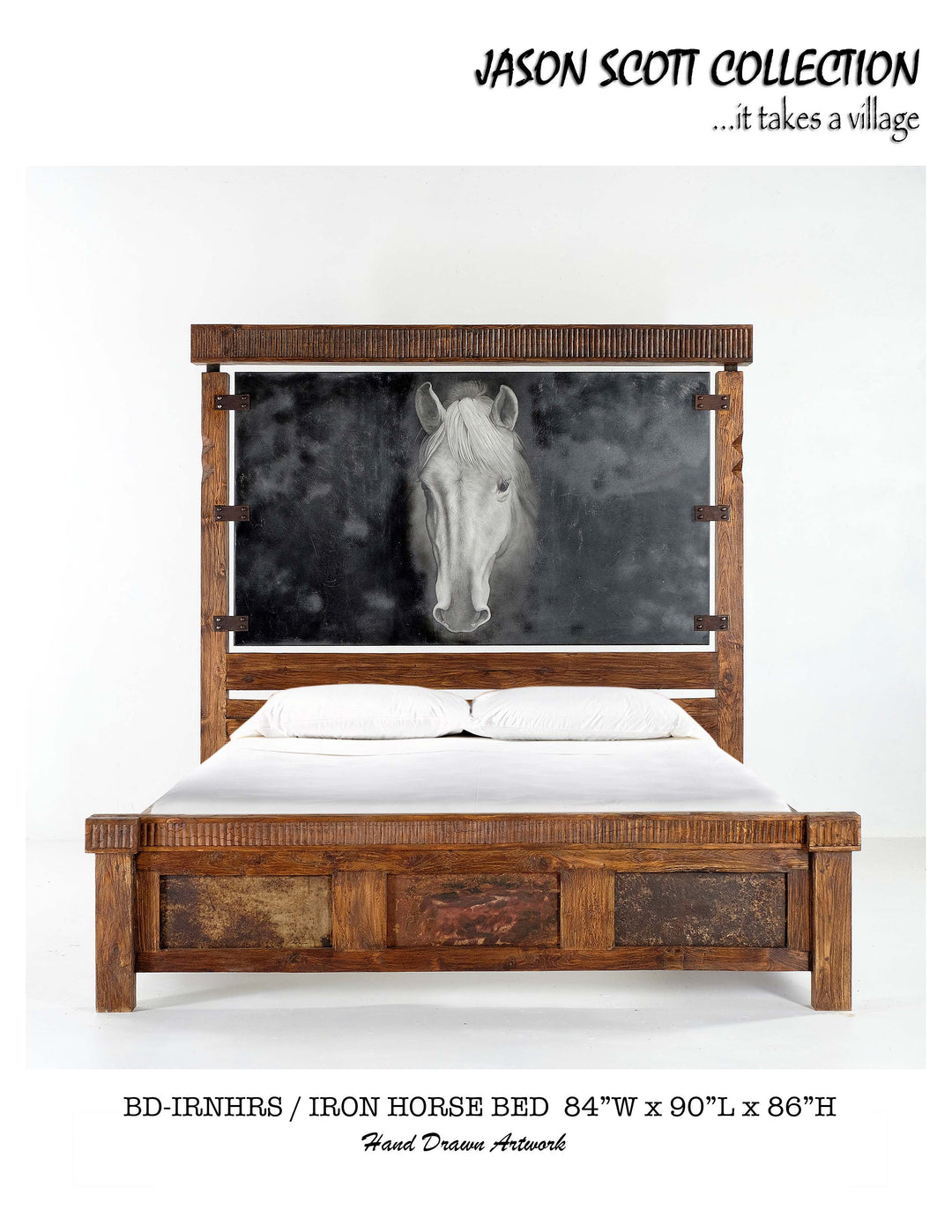 Iron Horse Bed