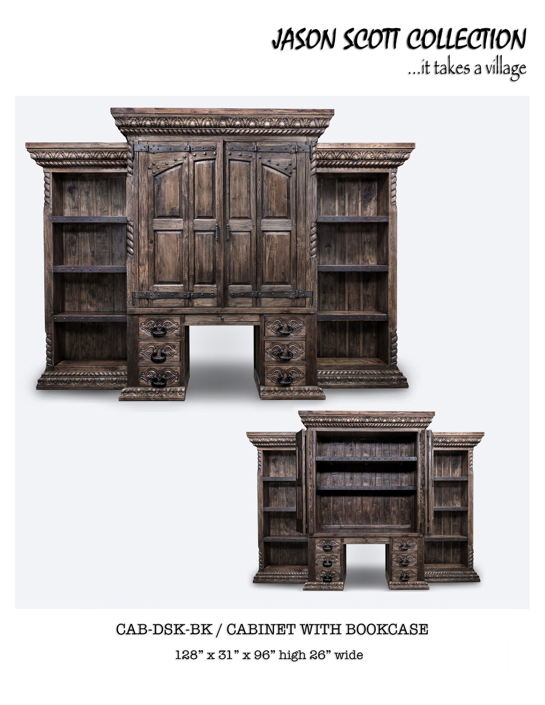 Cabinet w/ Bookcase