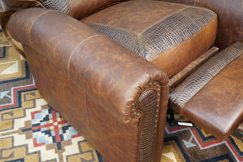 Denver Leather Recliner Hat Creek Interiors