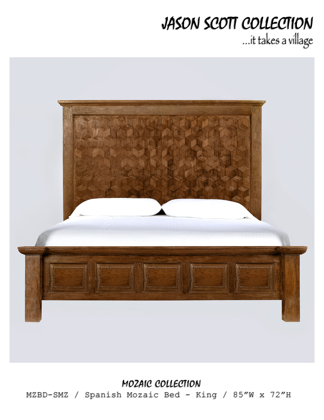 Spanish Mozaic Bed (Mozaic Collection)