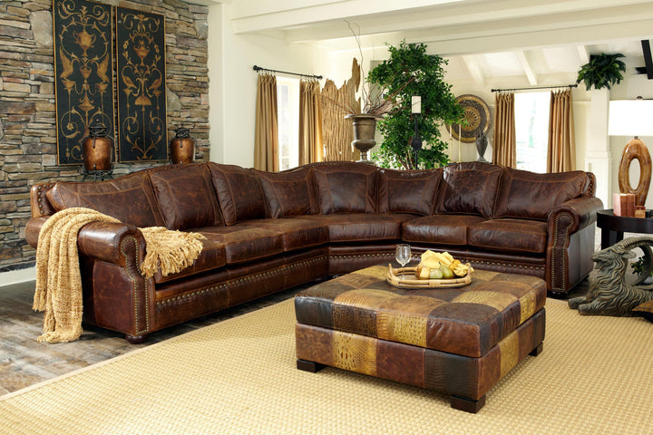 Tuscany Western Leather Sectional