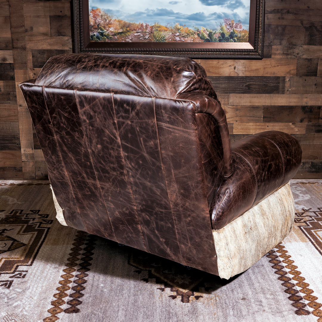 Coralino Leather Cowhide Recliner