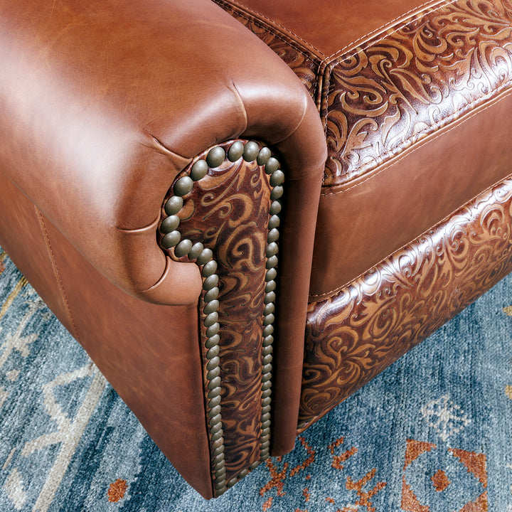 Wild Bill Reclining Leather Sofa