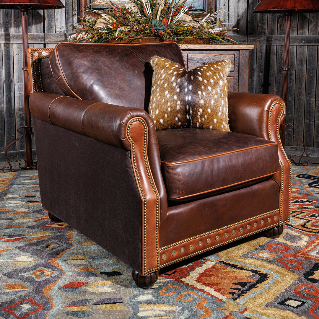 Josephine Leather Western Chair