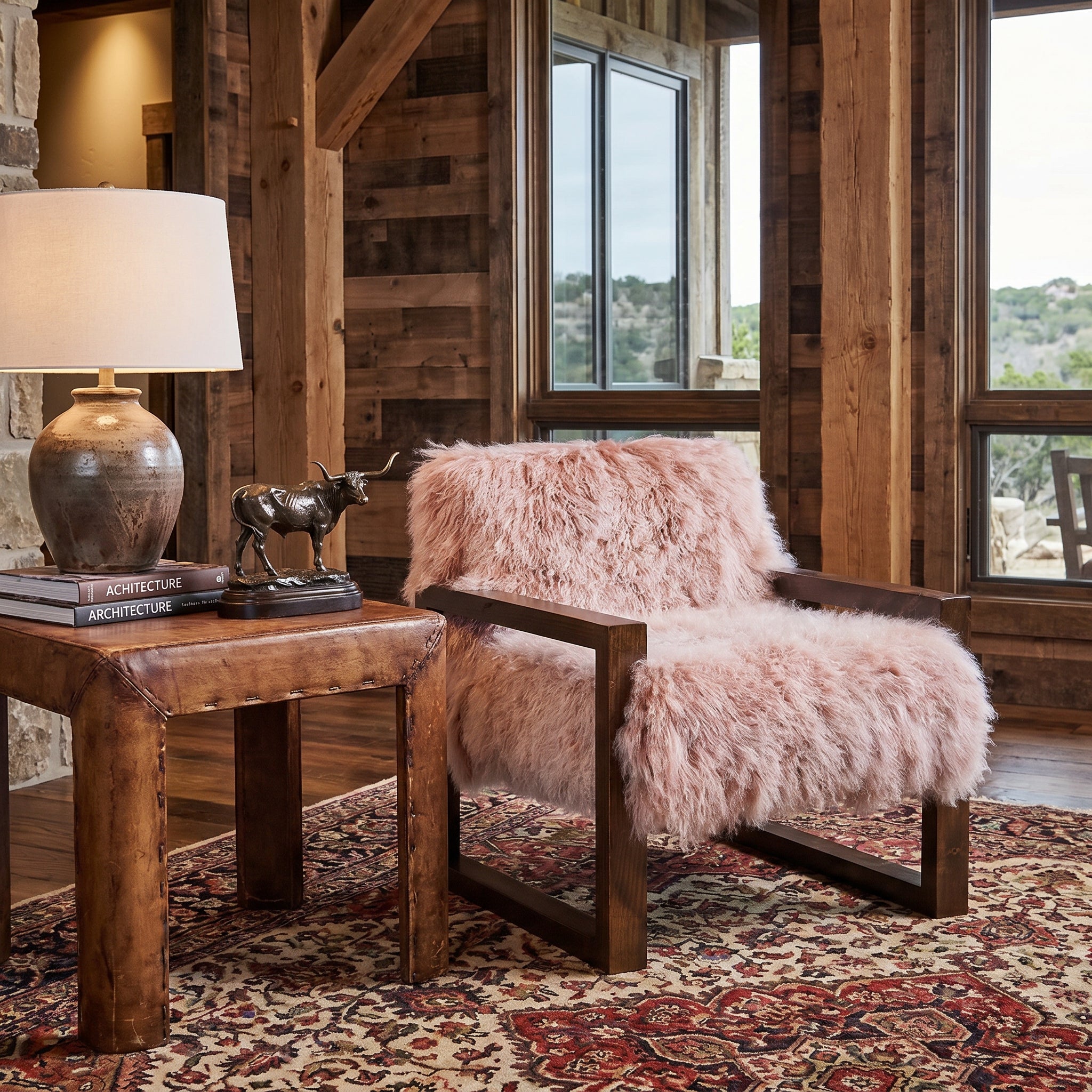 Dolly Tibetan Sheep Hide Chair – Hat Creek Interiors