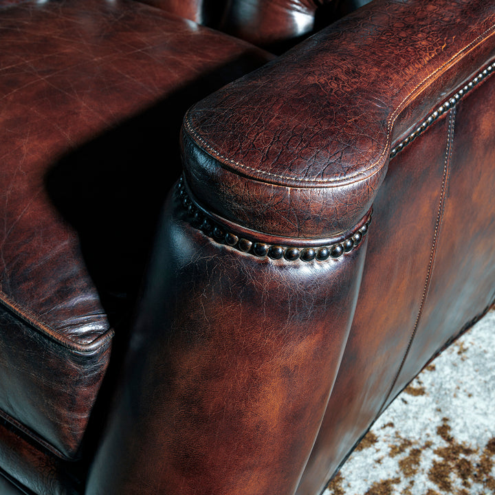 Toro Chocolate Leather Sofa
