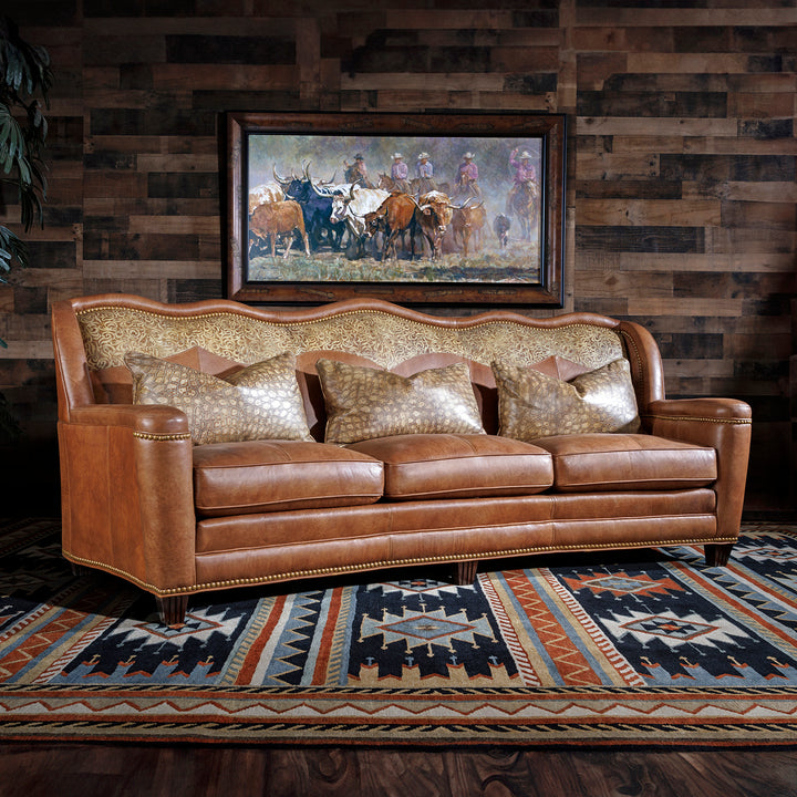 Tanner Western Leather Sofa