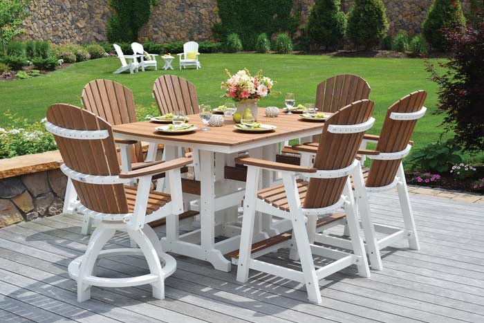 Classic Poly Outdoor Table and Chairs (Each Piece Sold Separately)