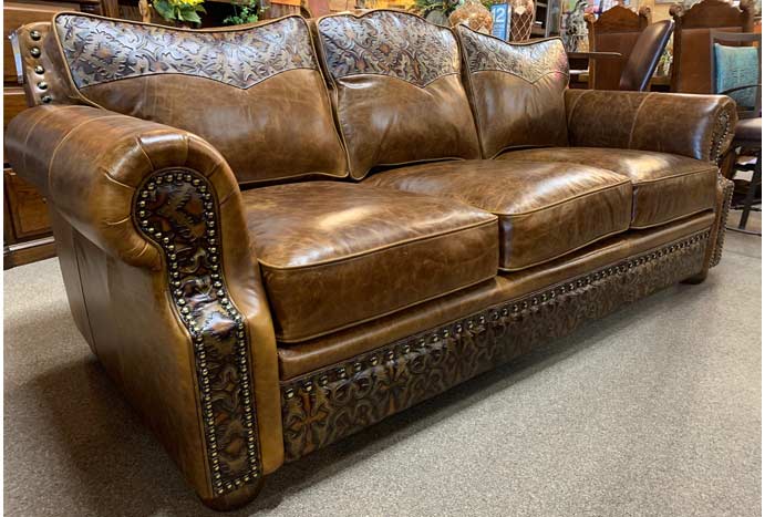 Western Leather Sofa