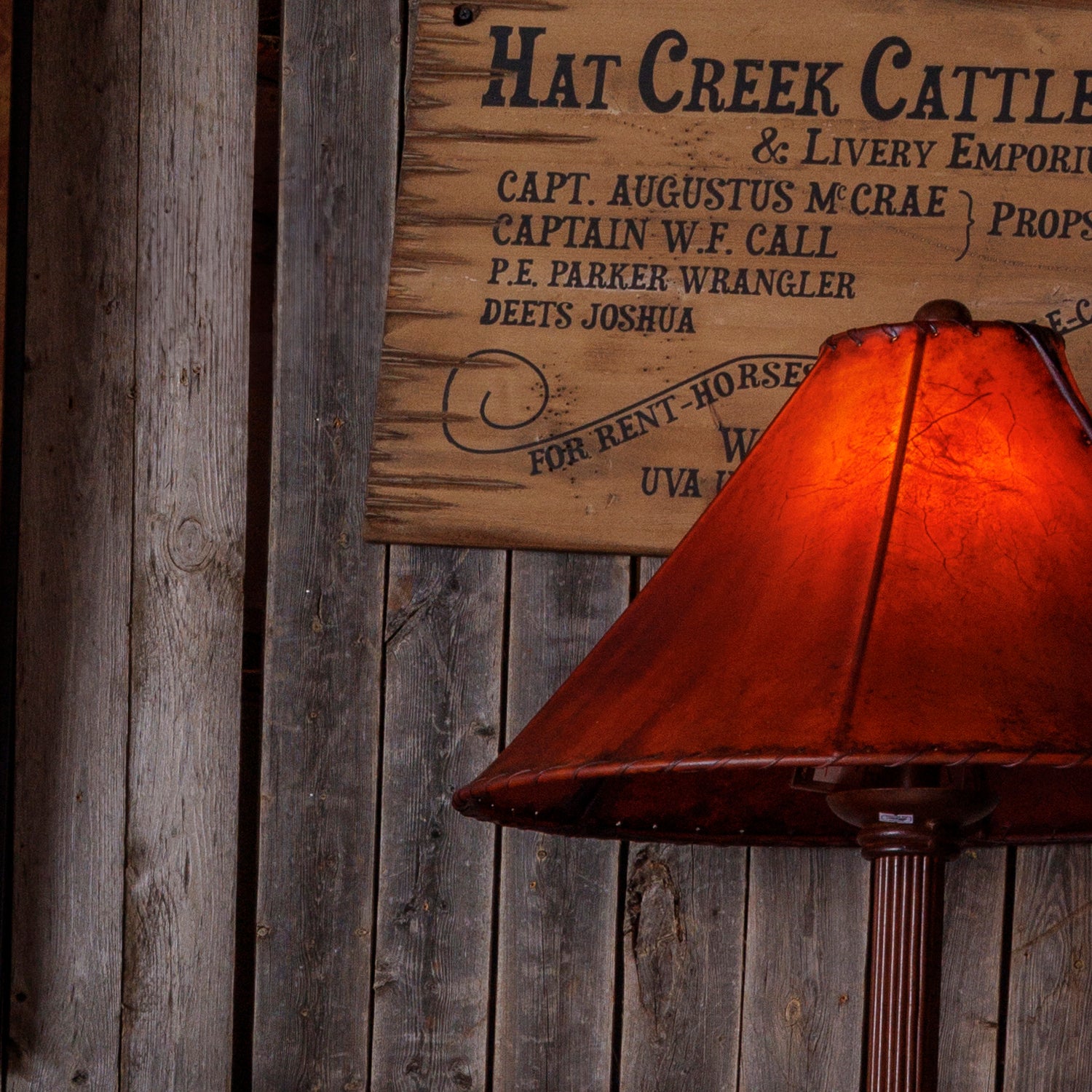 Finding the Perfect Rustic Lamps - Rustic Western Lamps – Hat Creek ...