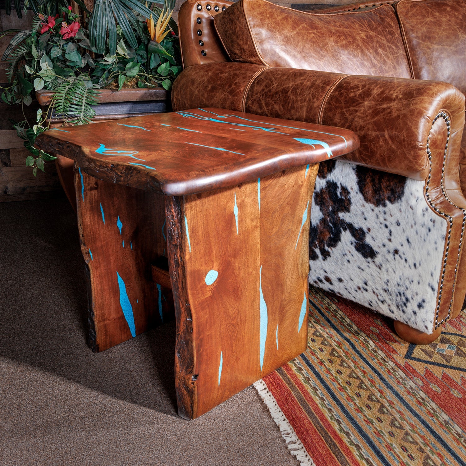 Rustic Accent Tables Hat Creek Interiors