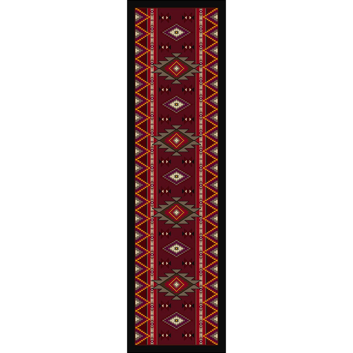 Bow Rug Runner Broken Bow Rug | Southwestern Style Area Rugs – Hat Creek Interiors