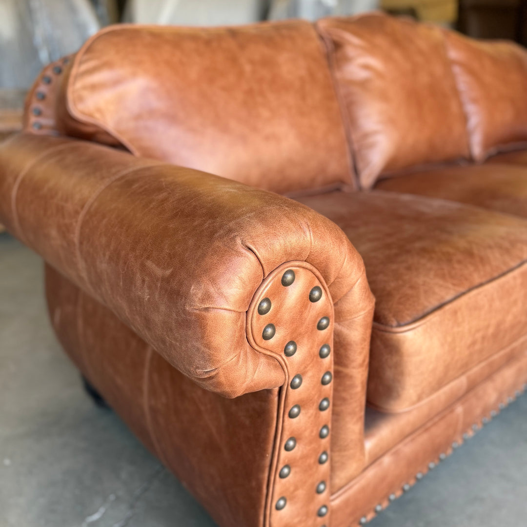 Whiskey Leather Sofa