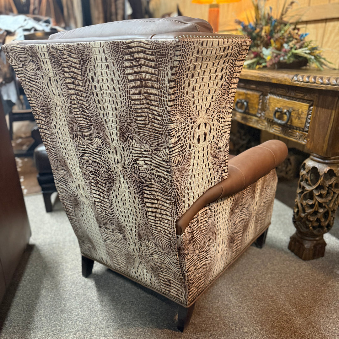 Chaparral Brown Leather Recliner