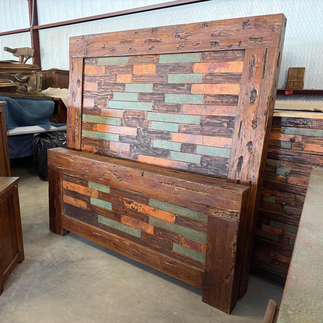 Mariquita Copper Brick Bed Set