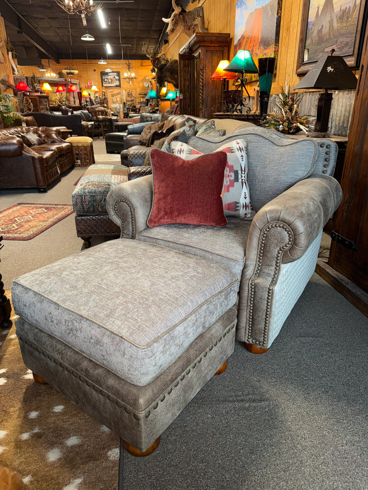 Pendleton Chair & Ottoman