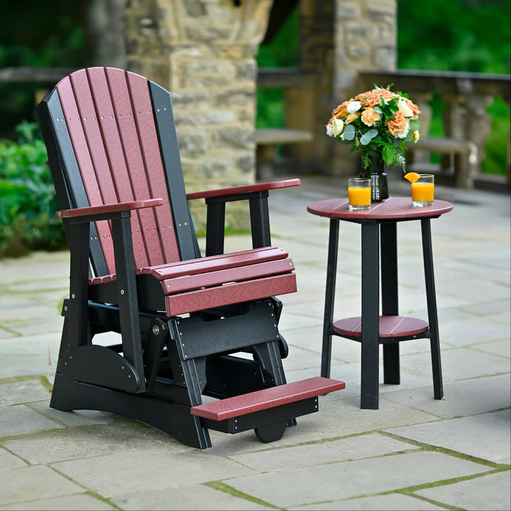 2' Adirondack Balcony Poly Glider Chair