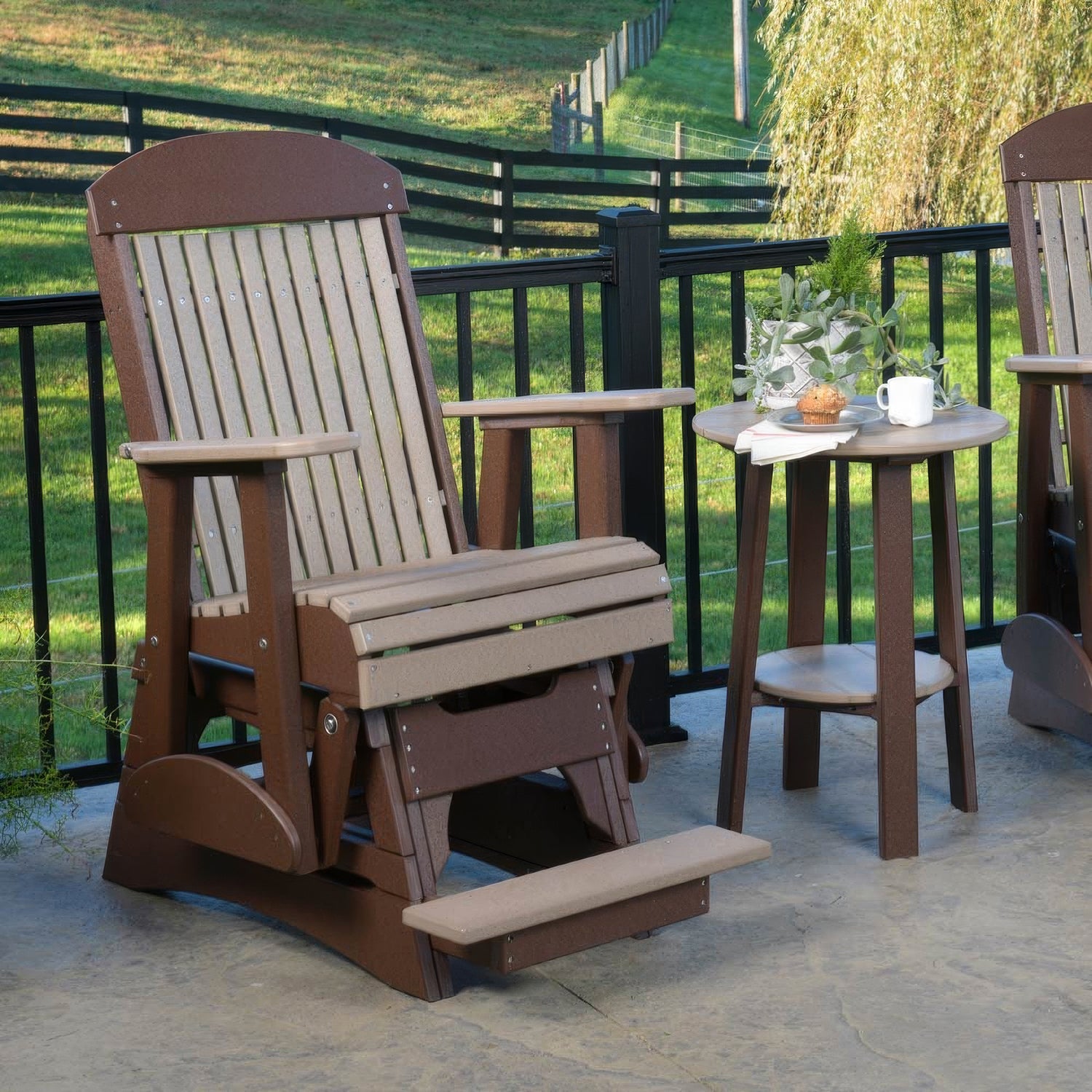 deck glider chair
