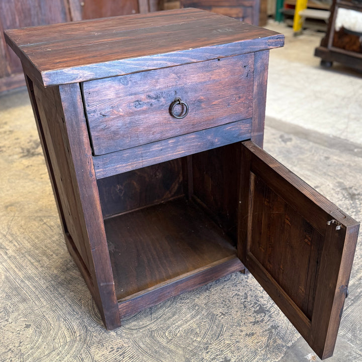 Iron Panel Bed with Nightstands