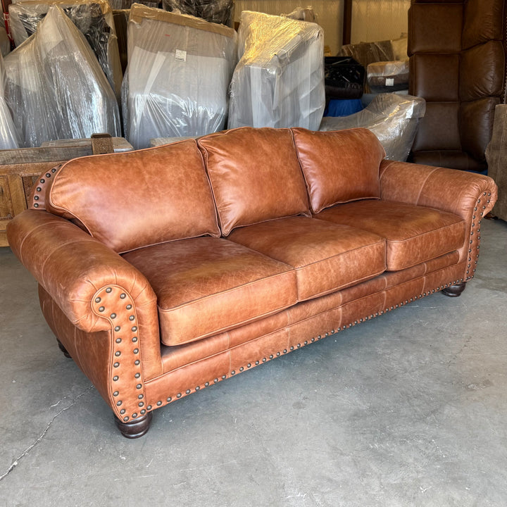 Whiskey Leather Sofa
