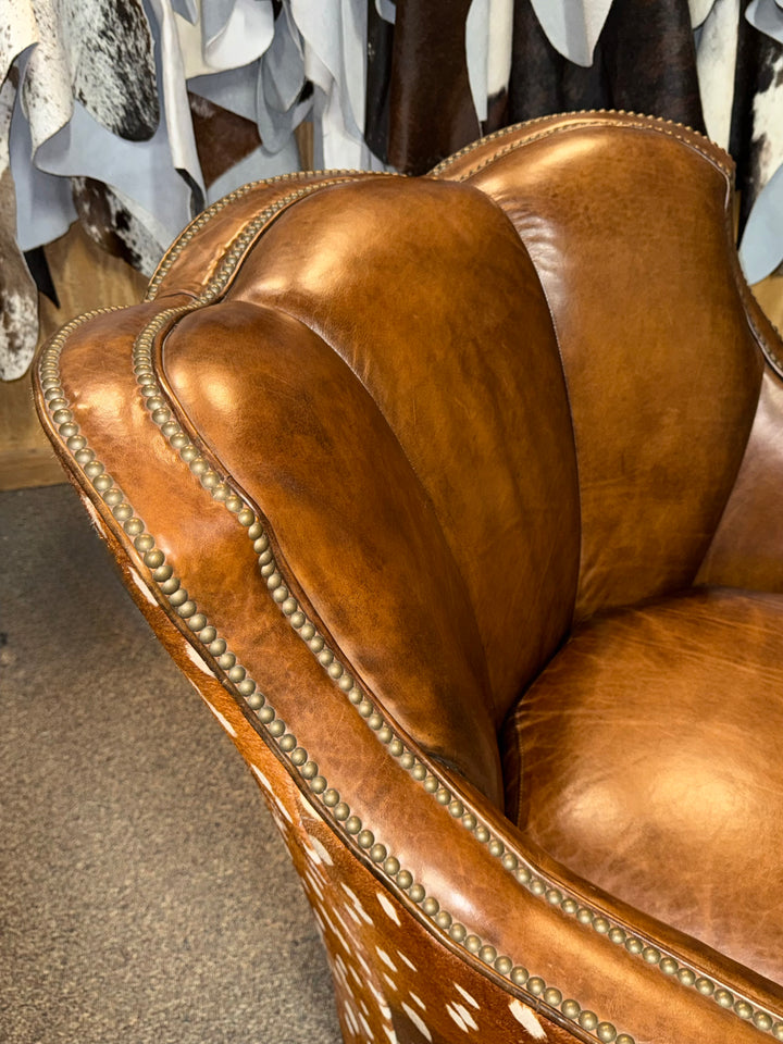 Seguin Leather Swivel Chair