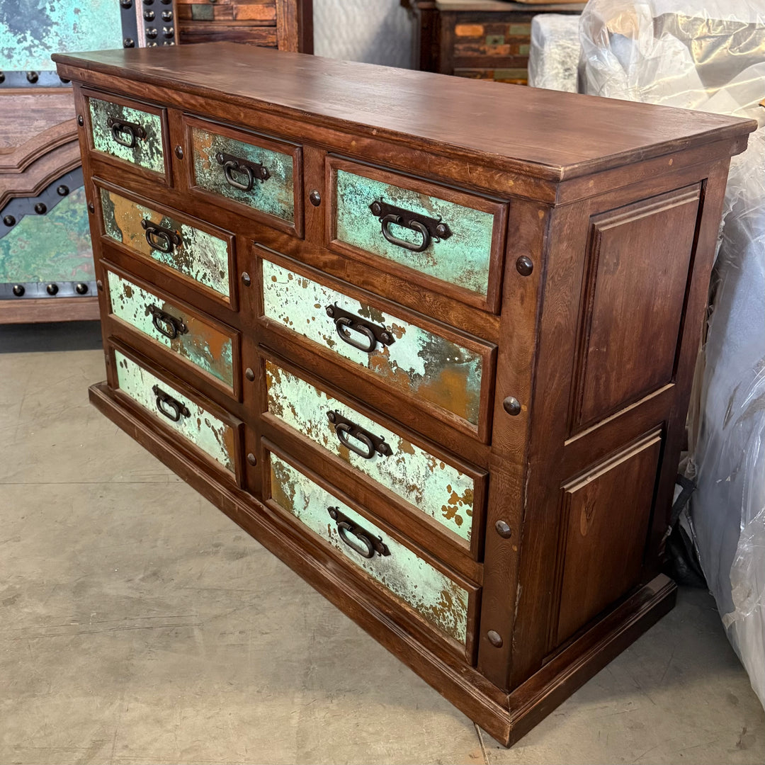 Mariquita Patina Copper Bed Set