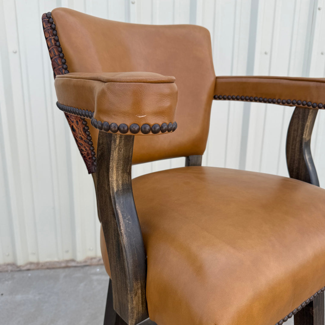 Saddle Croc Bar Stool - Set of 3