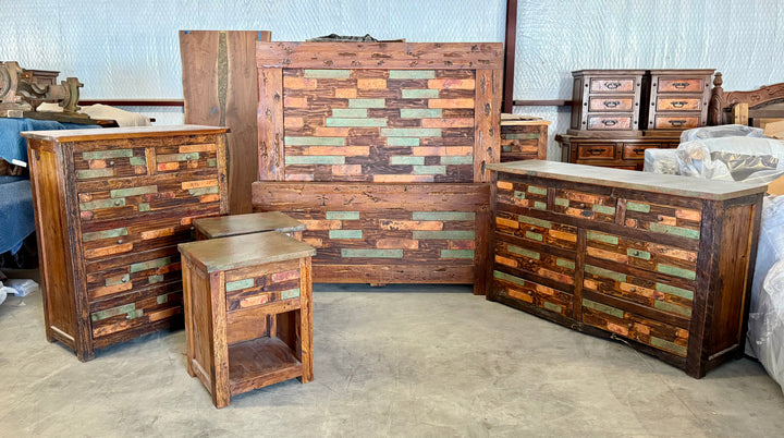 Mariquita Copper Brick Bed Set