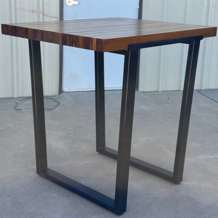 Butcher Block Pub Table