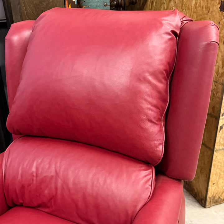 Sundance Western Leather Recliner - RED