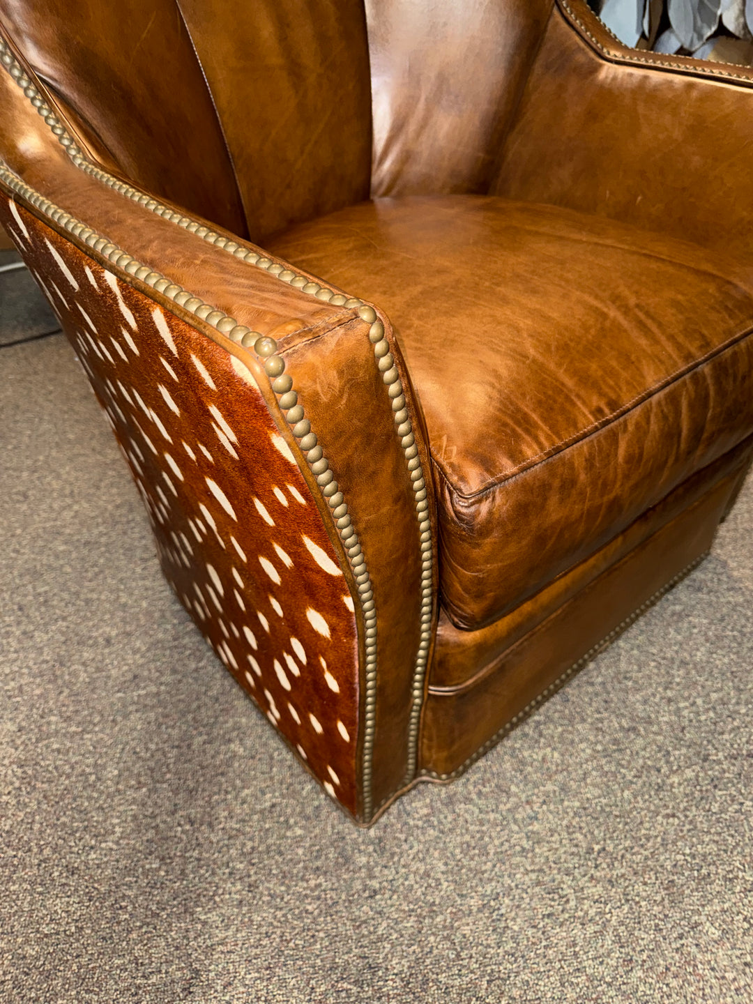 Seguin Leather Swivel Chair