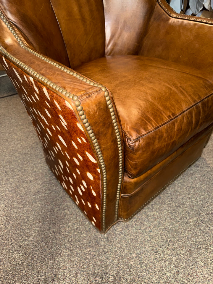 Seguin Leather Swivel Chair
