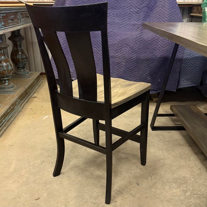 Amish Elm Counter Table Dining Set
