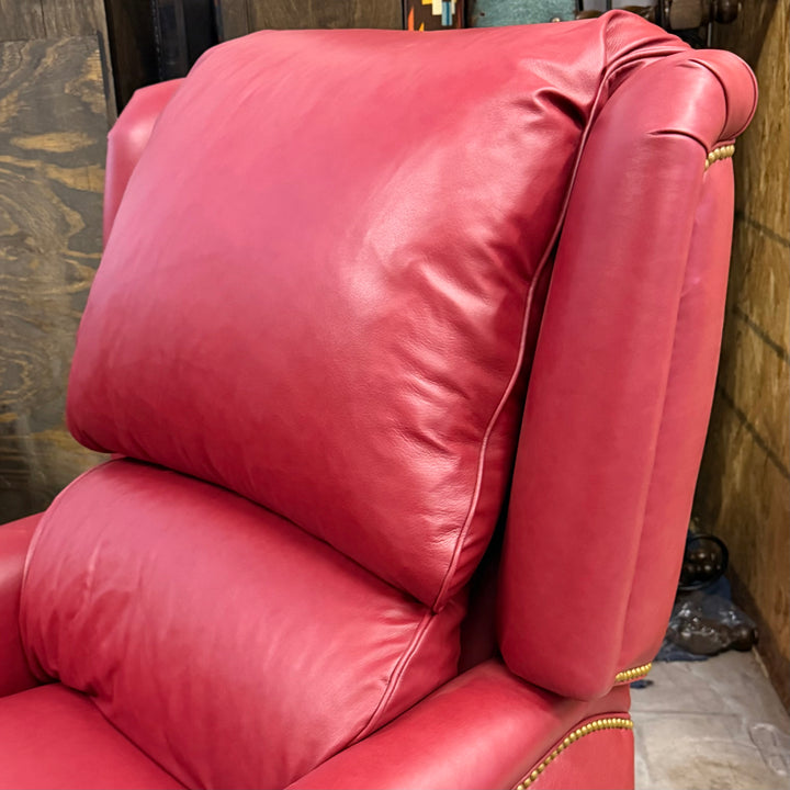 Sundance Western Leather Recliner - RED