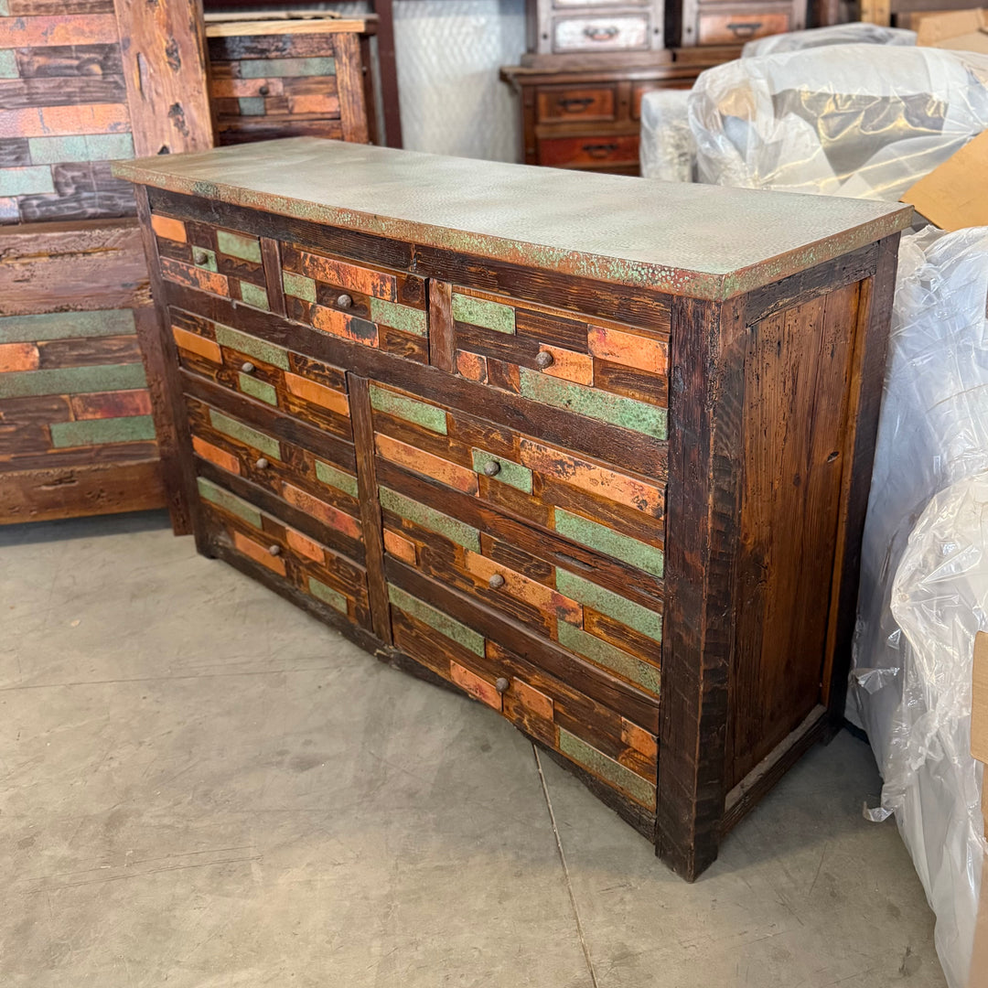 Mariquita Copper Brick Bed Set