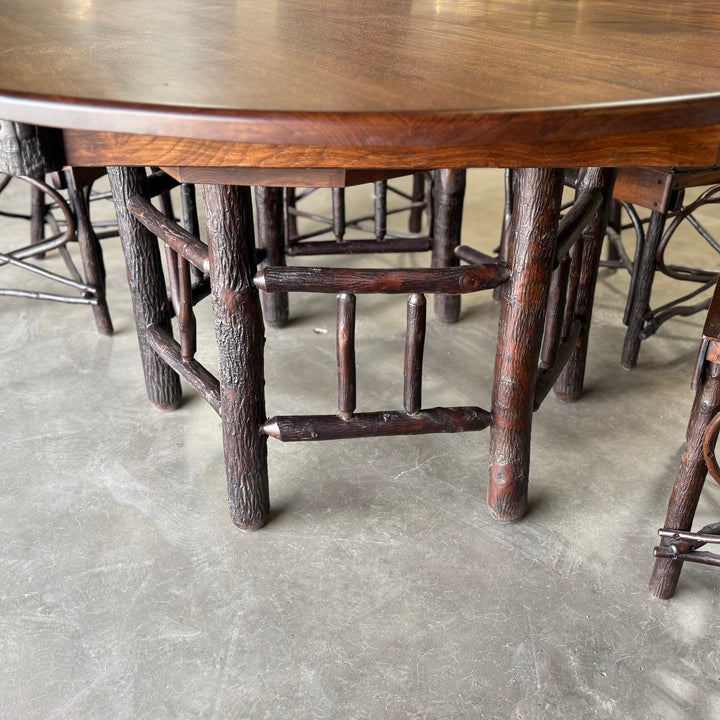Hickory Extension Dining Table and Chairs