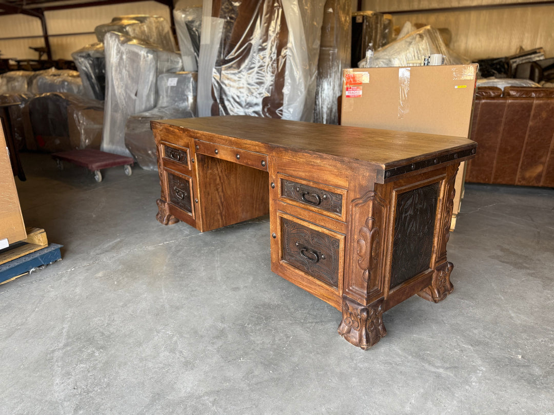 Luna Carved Office Desk