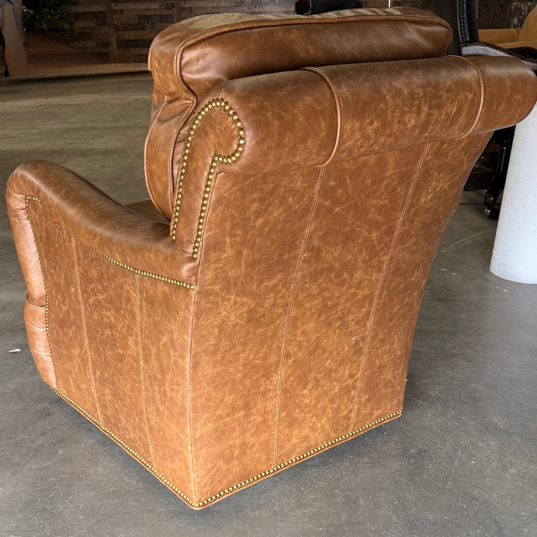 Whitney Leather Swivel Chair
