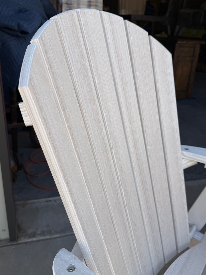 Hammered Bronze and Seashell Outdoor Dining Set - 6 Chairs with Table