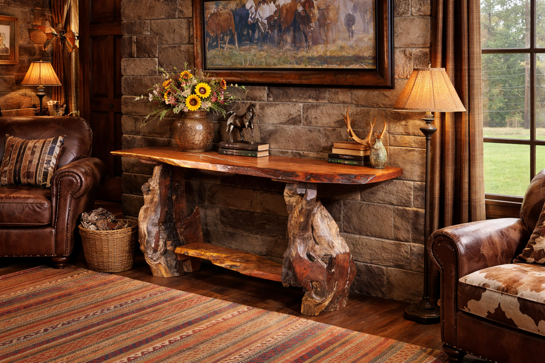 Artisano Mesquite Sofa Table