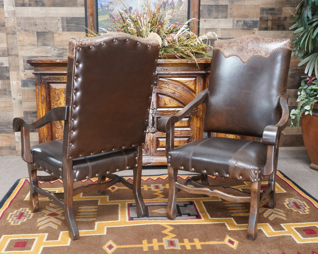 Amarillo Leather Arm Chair