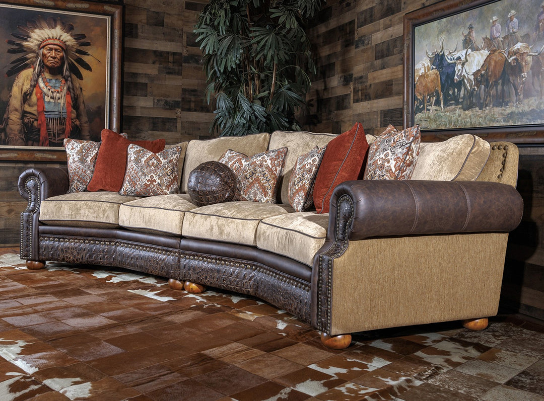 Western Curved Sofa