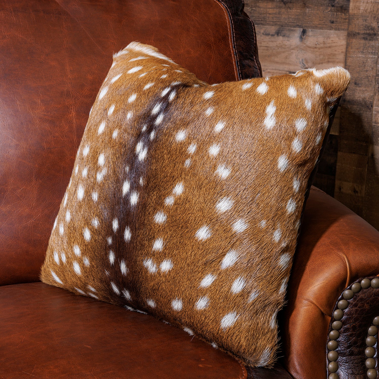 Deer hide pillow hotsell