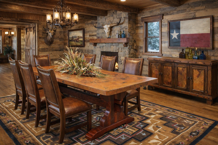 Royal Copper Dining Table