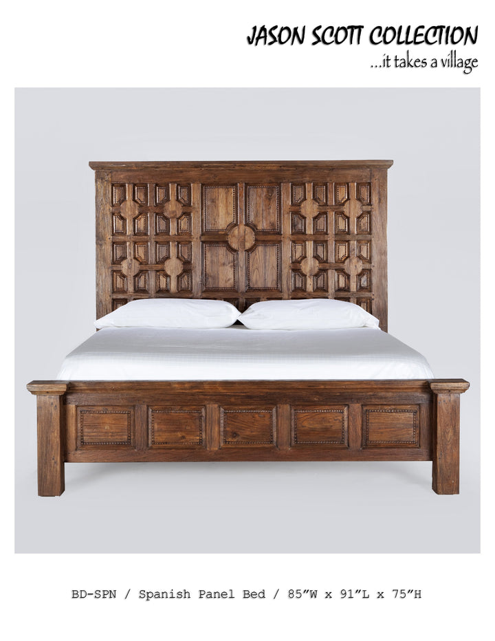 Spanish Panel Bed