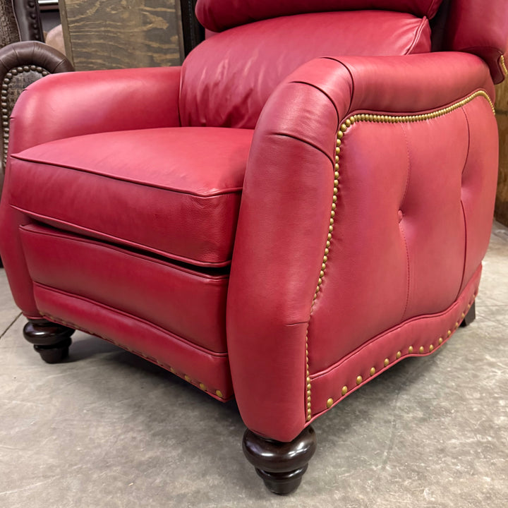 Sundance Western Leather Recliner - RED
