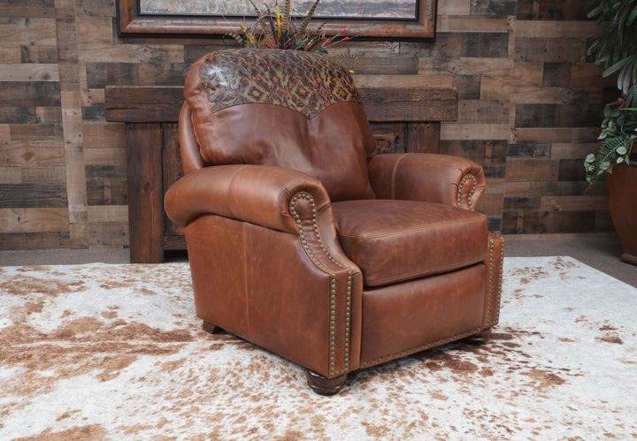 Bandera Ranch Western Leather Recliner
