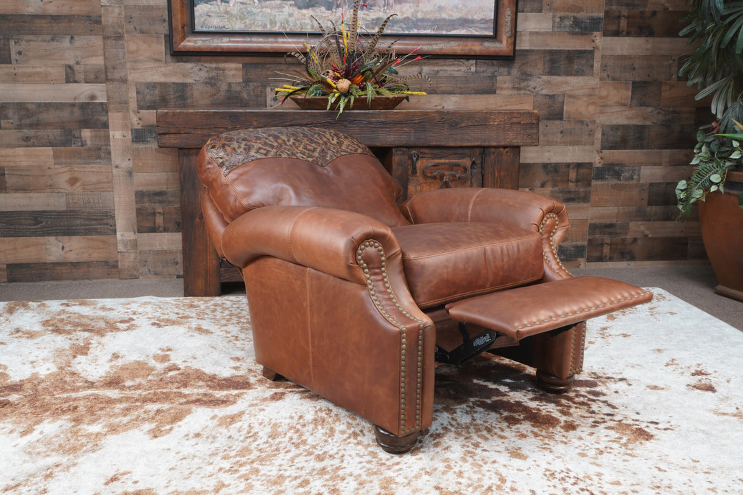 Bandera Ranch Western Leather Recliner