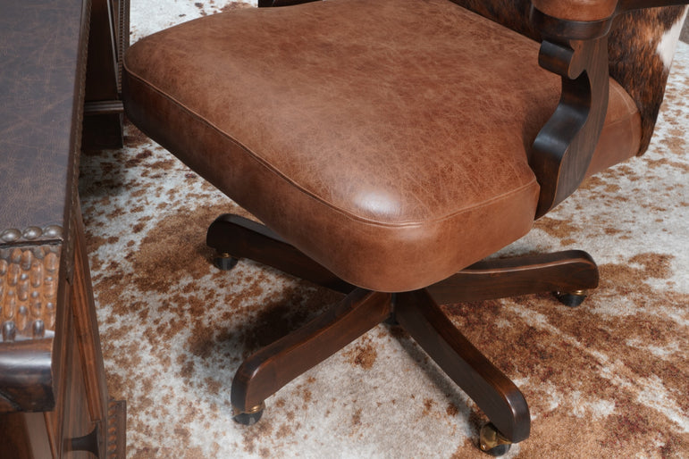 Cowhide office chair Clearance