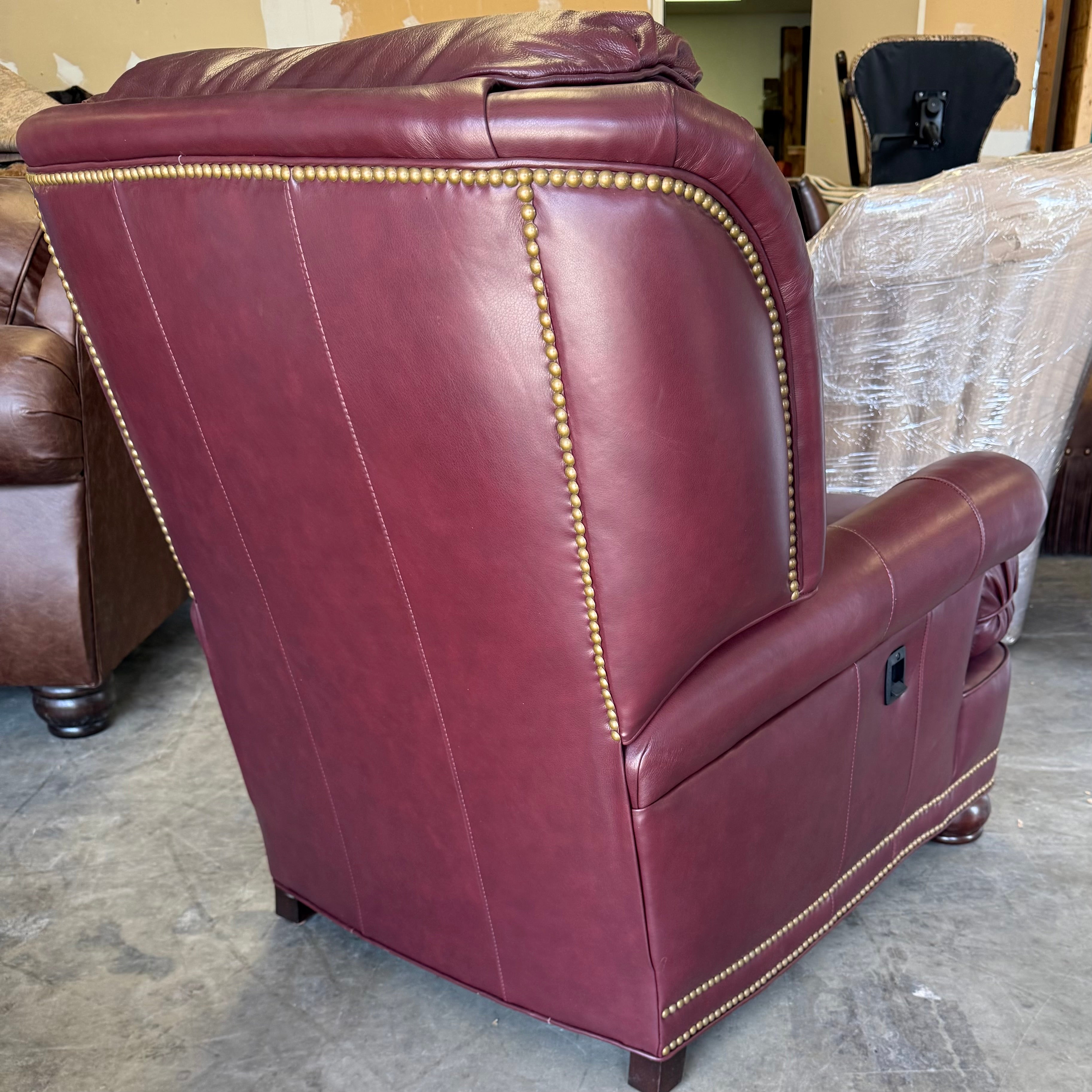 Hancock & Moore Austin Tilt Back Chair with Ottoman – Hat Creek